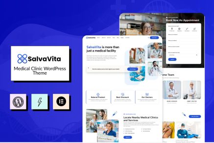 SalvaVita – Medical Clinic WordPress Theme