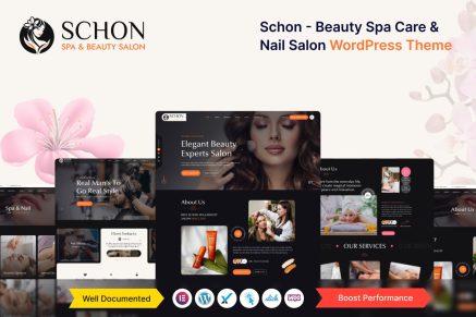 Schon – Spa & Wellness Salon WordPress Theme