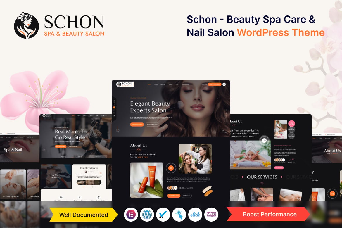 Schon – Spa & Wellness Salon WordPress Theme