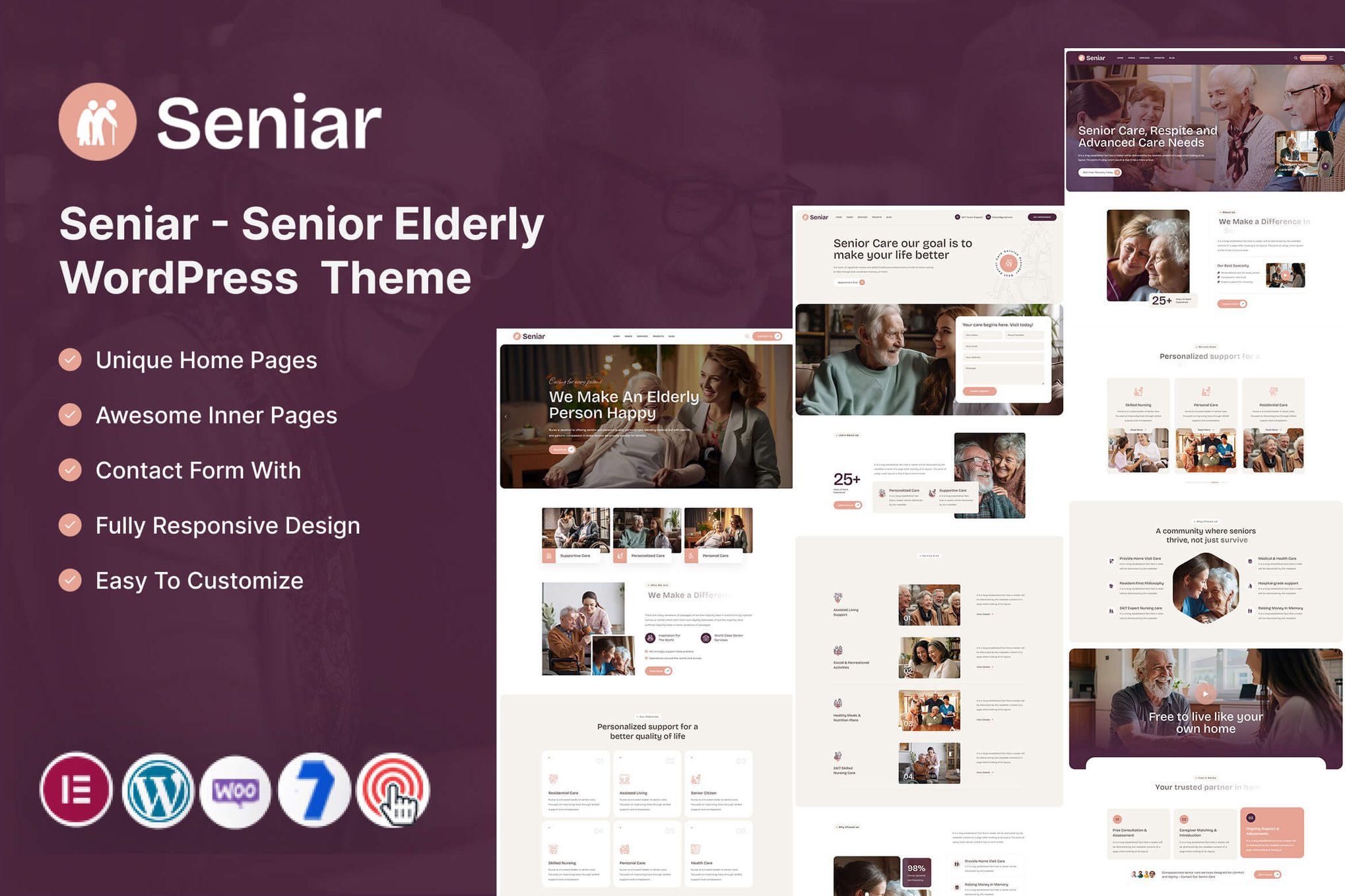 Seniar – Senior Elderly WordPress