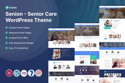 Senion – Senior Care WordPress Theme