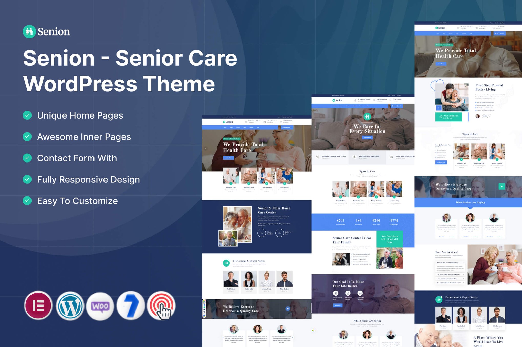 Senion – Senior Care WordPress Theme