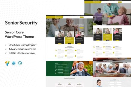 Senior Security – Senior Care WordPress Theme
