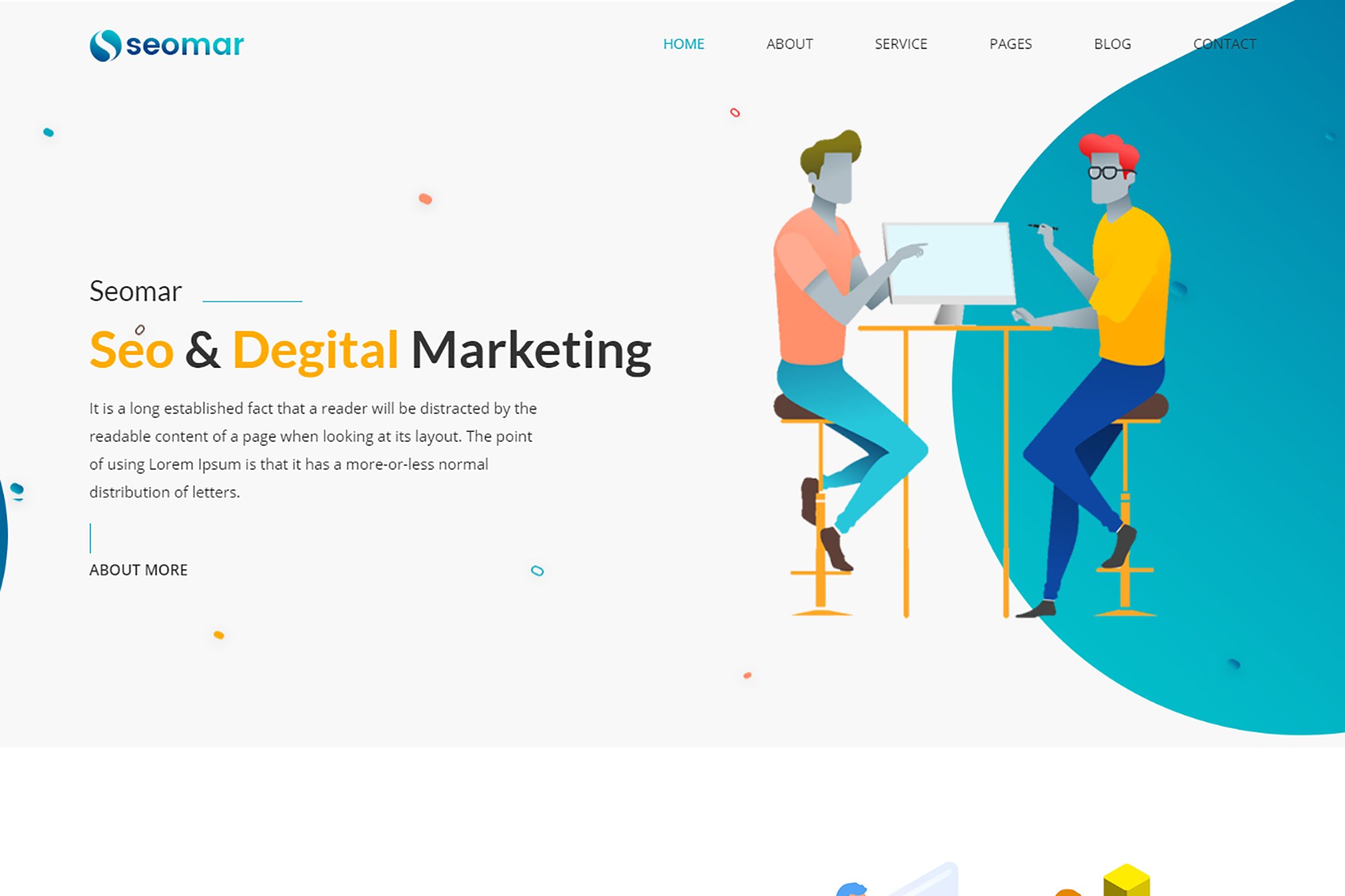 Seomar – SEO Digital Marketing HTML Template