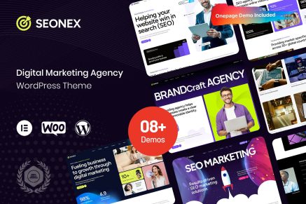 Seonex – Digital Marketing Agency WordPress Theme
