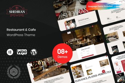 Shehran – Restaurant WordPress Theme