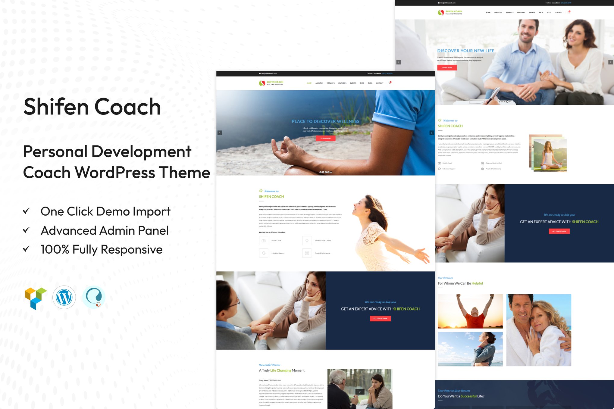 Shifen Coach – Personal Coach WordPress Theme