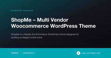 ShopMe – Multi Vendor Woocommerce WordPress Theme