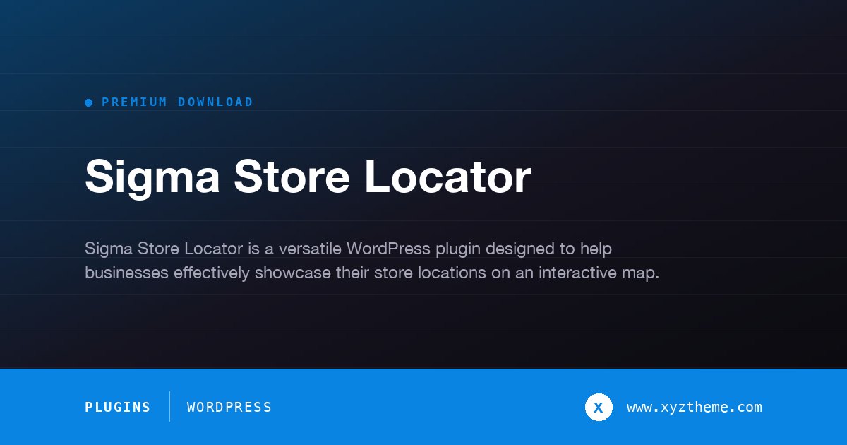 Sigma Store Locator