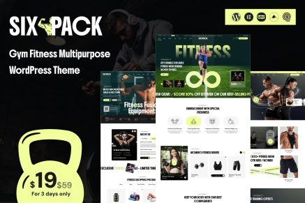 SixPack – Gym WordPress Theme