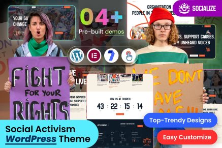Socialize – Social Activism & NGO WordPress Theme