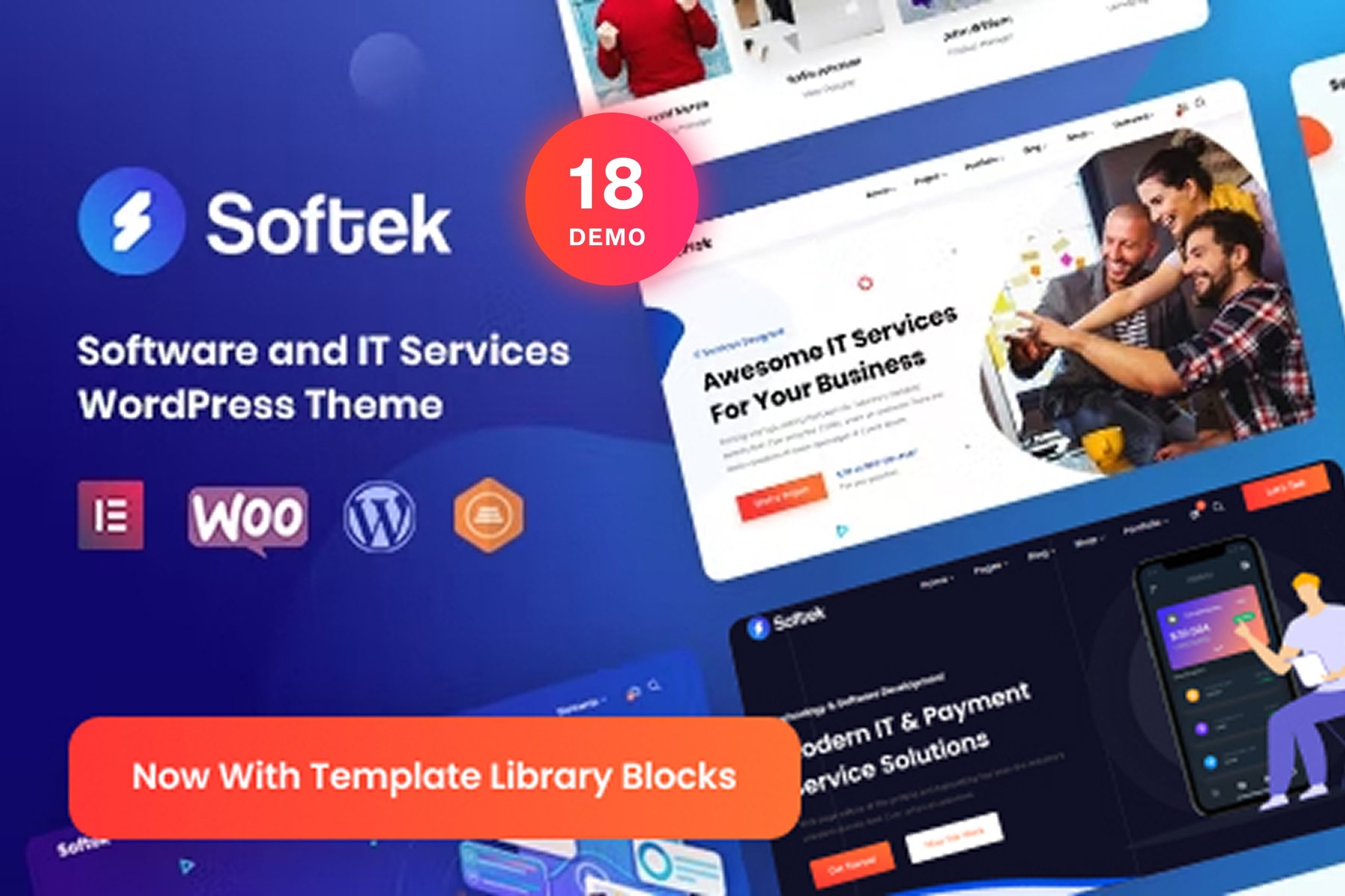 Softek – Software & IT Solutions WordPress Theme