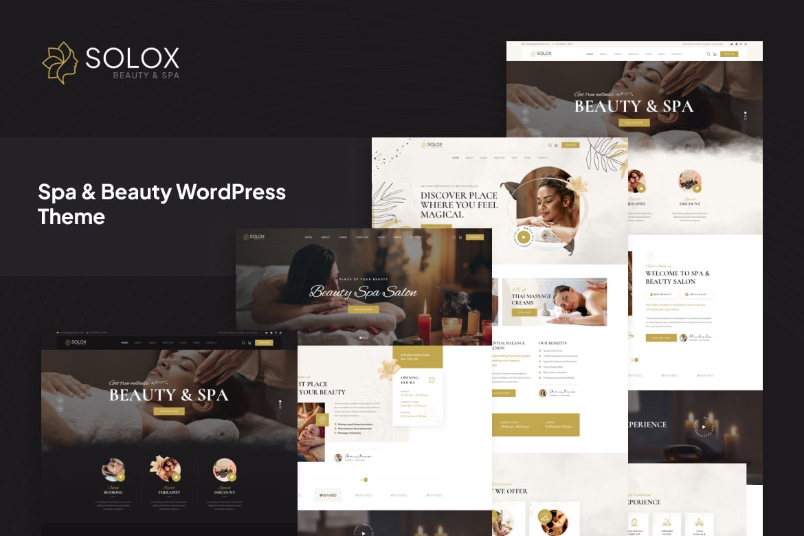 Solox – Spa & Beauty WordPress Theme