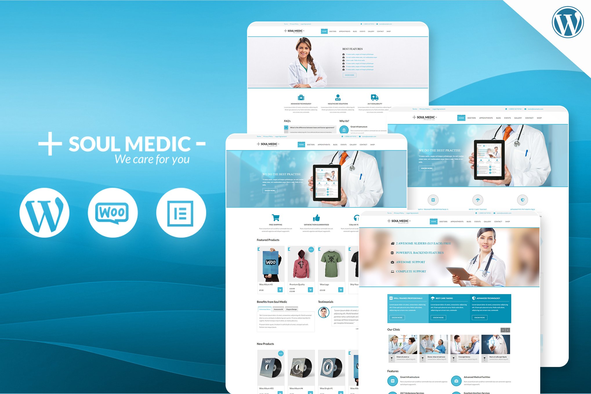 SoulMedic | Hospital & Doctor WordPress Theme