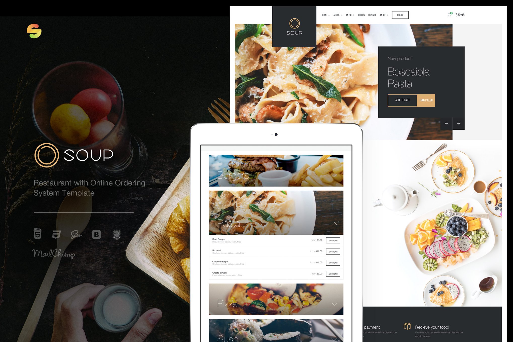 Soup – Restaurant with Online Ordering System