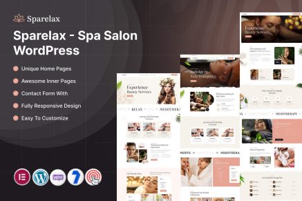 Sparelax – Spa Salon WordPress