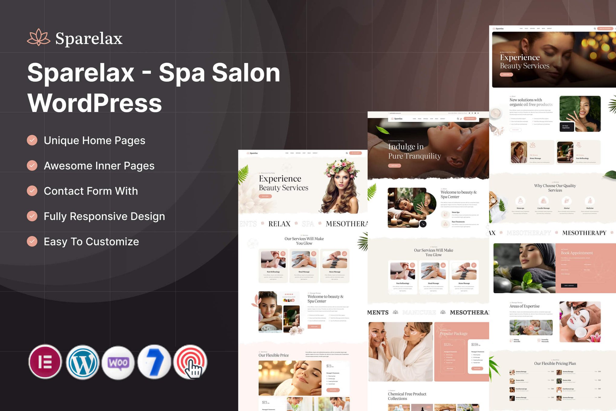 Sparelax – Spa Salon WordPress