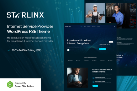 Starlinx – Broadband & Internet WordPress Theme