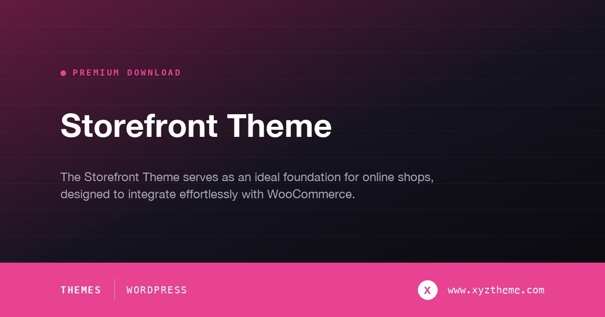 Storefront Theme