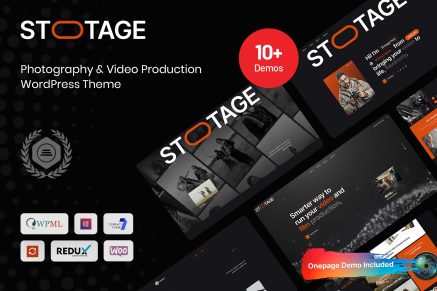 Stotage – Photography & Video Production WP Theme