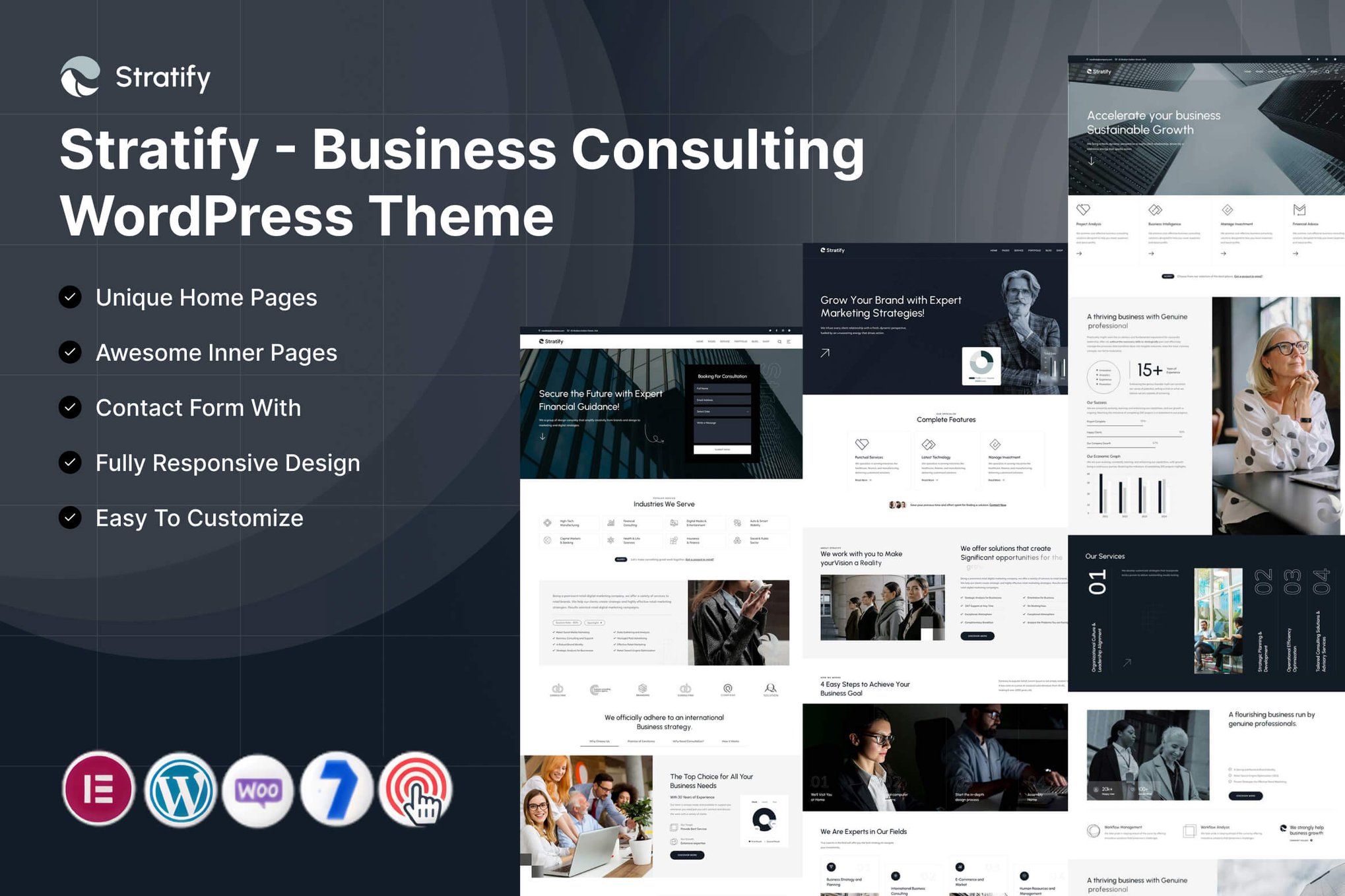 Stratify – Business Consulting WordPress Theme
