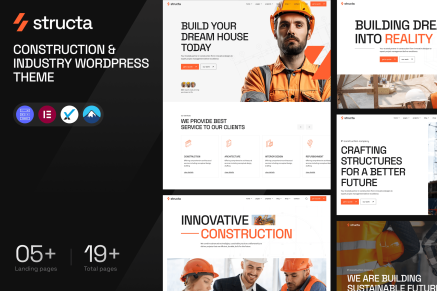 Structa – Construction & Industry WordPress Theme