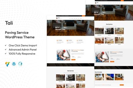 Tali – Paving Service WordPress theme