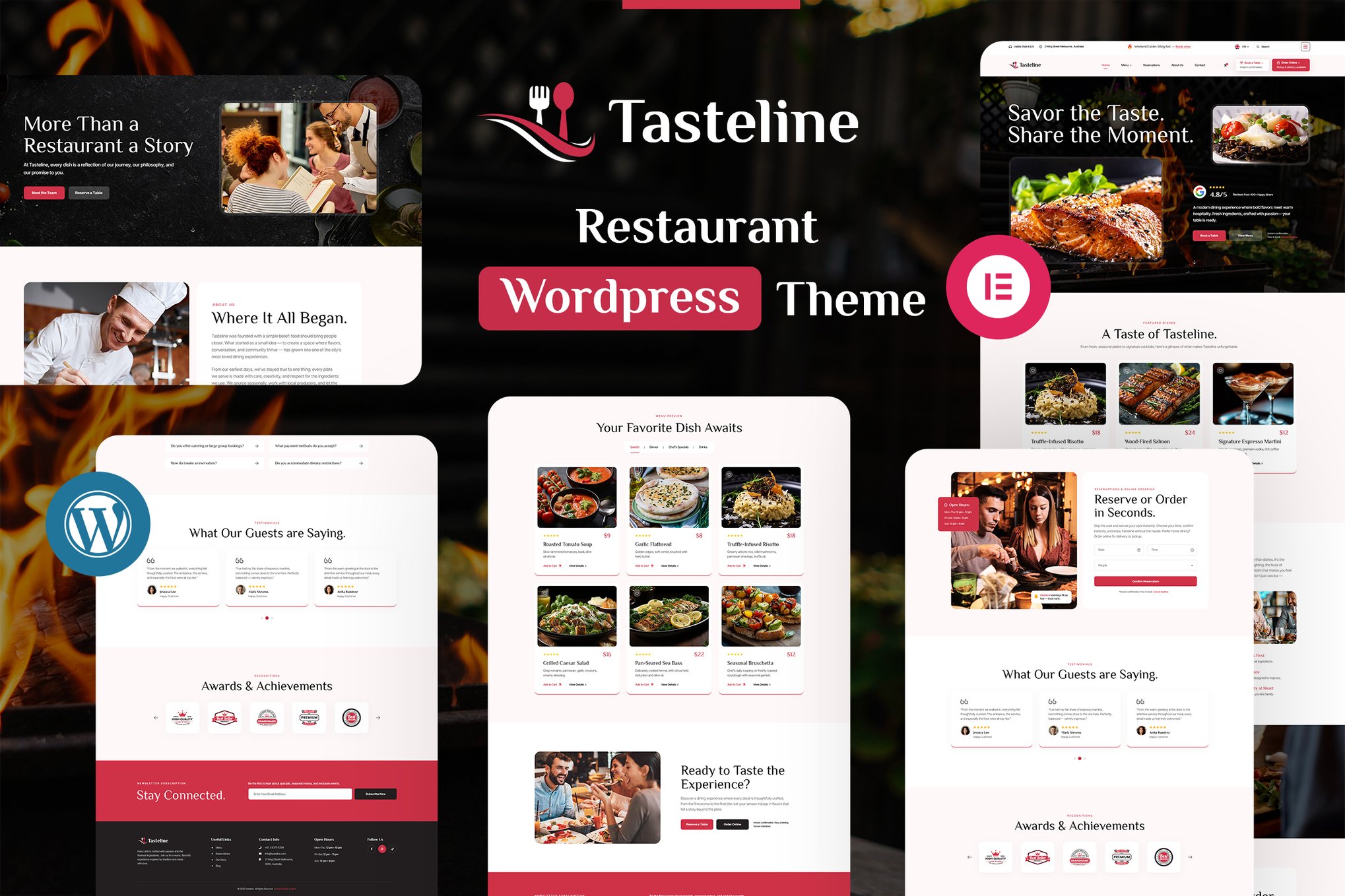 Tasteline – Restaurant & Cafe WordPress Theme