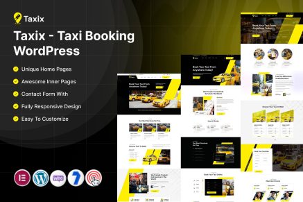 Taxix – Taxi Booking WordPress