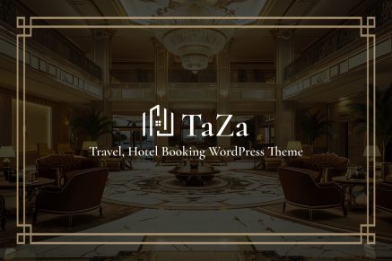 Taza – Travel & Hotel Booking WordPress Theme