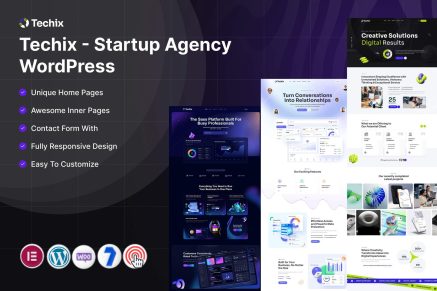 Techix – Startup Agency WordPress