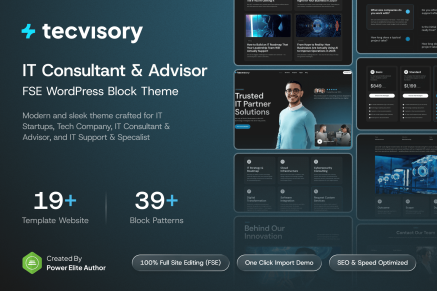 Tecvisory – IT Consultant & Advisory WP Theme