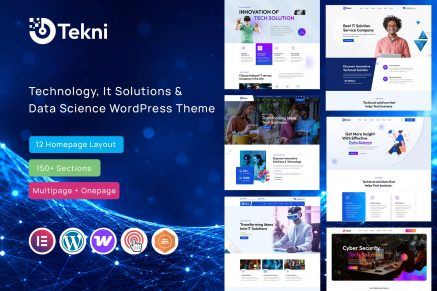 Tekni – IT Solutions WordPress Theme