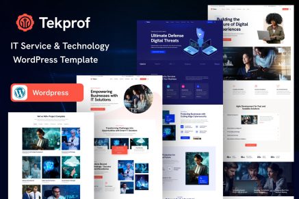 Tekprof – IT Solution & Technology WordPress Theme