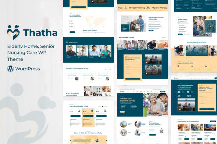 Thatha – Elderly Home & Senior Care WordPress Theme