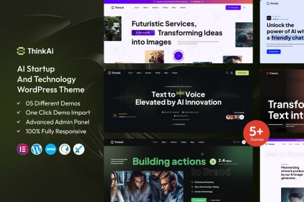 Think AI – AI Startup & Technology WordPress Theme