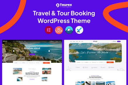 Tourex – Tour & Travel Booking WordPress Theme