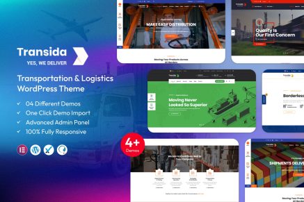 Transida – Transportation WordPress Theme