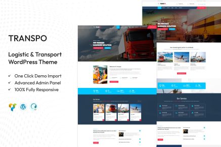 TRANSPO – Logistic & Transport WordPress theme