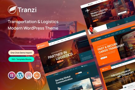 Transportation & Logistics WordPress Theme -Tranzi