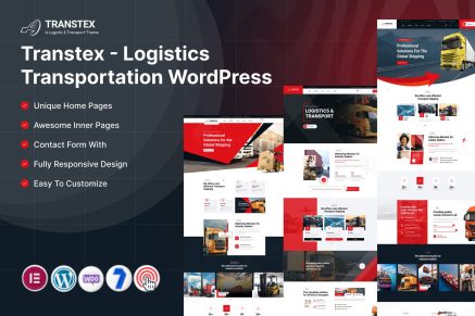 Transtex – Logistics Transportation WordPress