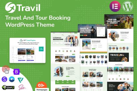 Travil – Travel & Tour Booking WordPress Theme