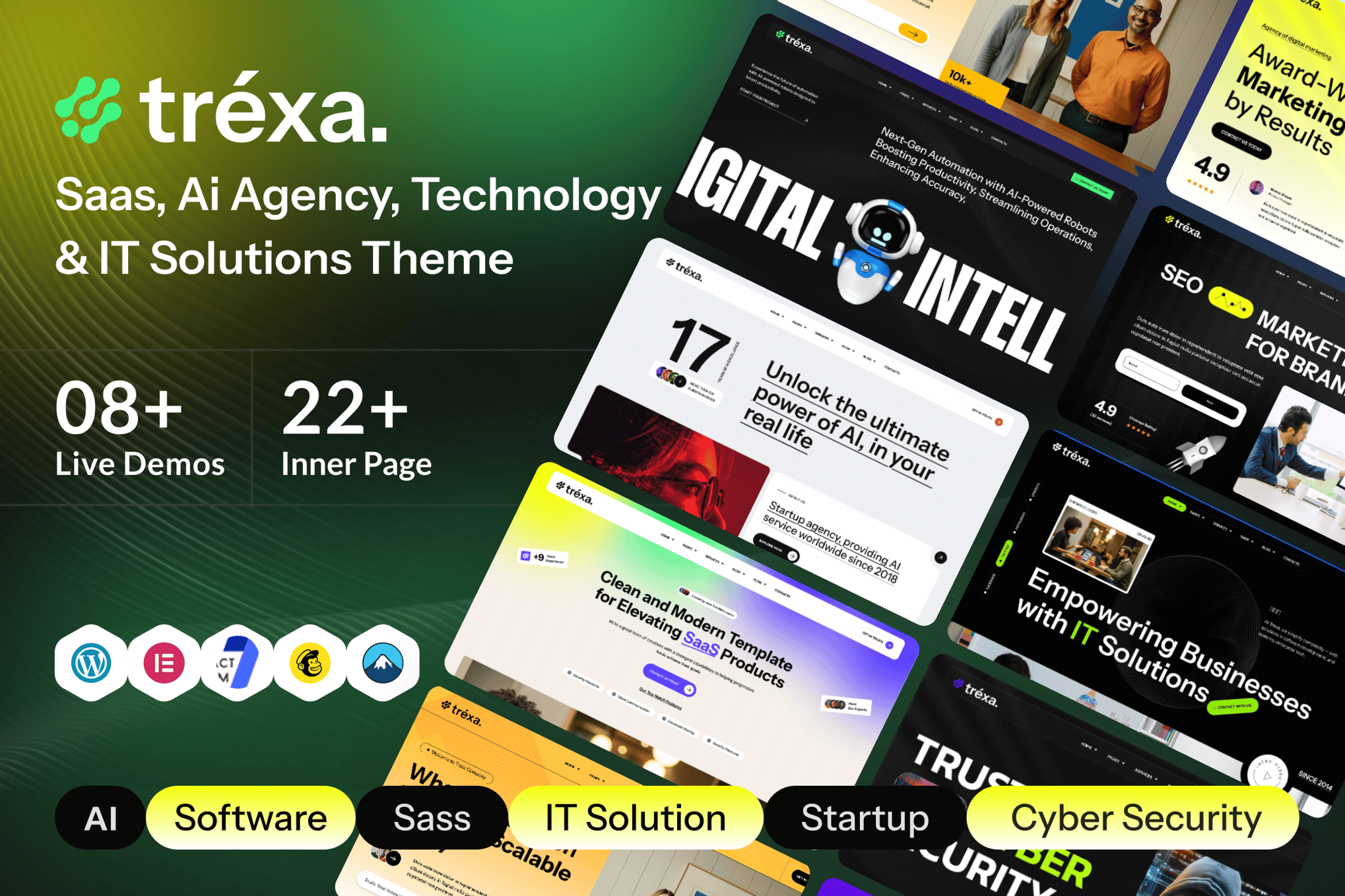 Trexa- Technology & IT Solutions WordPress Theme