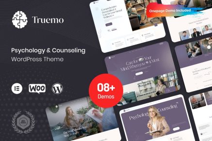 Truemo – Psychology and Counseling WordPress Theme