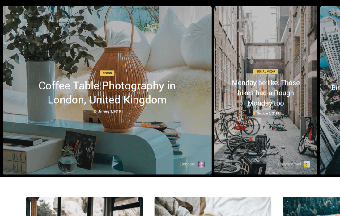 Tumli – Personal Masonry WordPress Theme