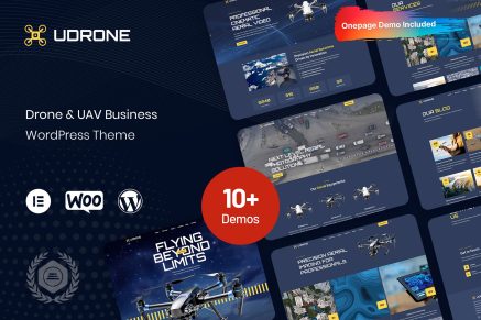 Udrone – Drone & UAV Business WordPress Theme