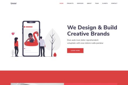 Uniel – Digital Agency HTML5 Responsive Template