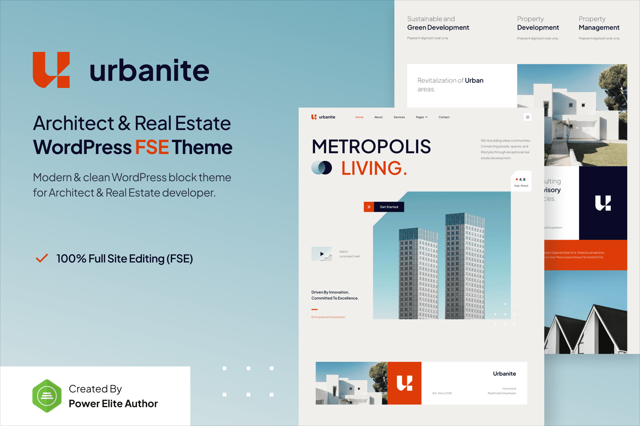 Urbanite – Architect & Real Estate WordPress Theme