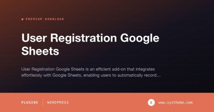 User Registration Google Sheets