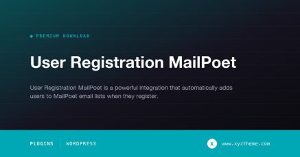 User Registration MailPoet